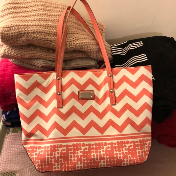 Nine West Handbags - Nine West Tote - Coral